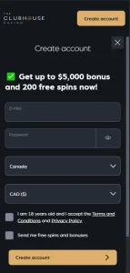 How to Register at Clubhouse Casino